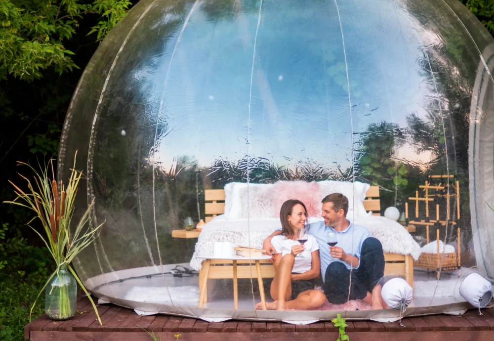 camping bubble tent clear inflatable